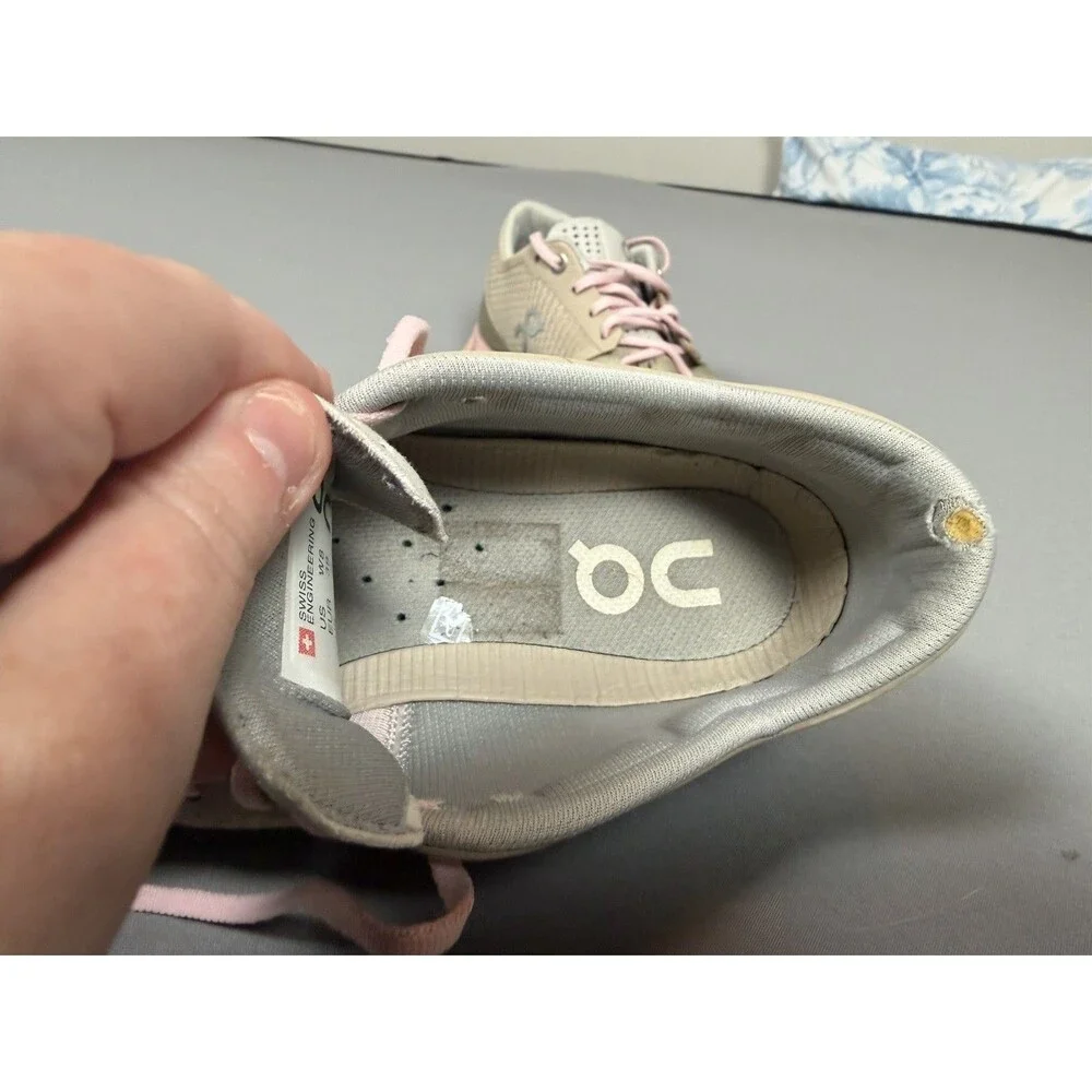 On Running Cloud Women’s Size 8 (EU 39) Tan Pink Athletic Swiss Engineering